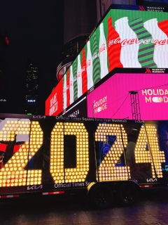2024 has arrived to Times Square